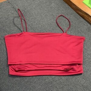 Women's Red Spaghetti Strap Top